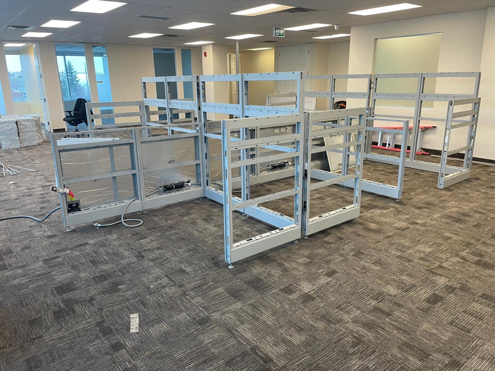 Open-Plan Cubicle Layout